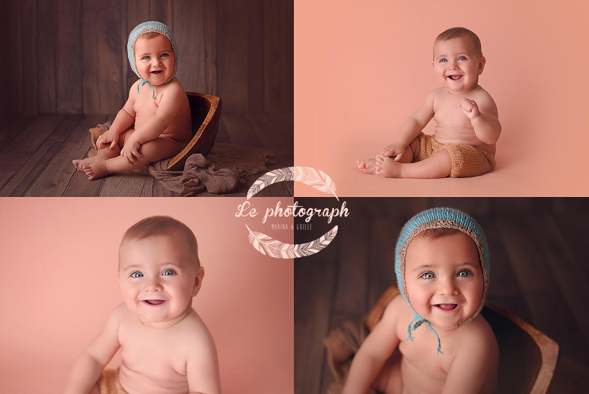 sesi&oacute;n de fotos de beb&eacute; en bilbao - Egoitz, 7 meses: Fotos de beb&eacute; en nuestro estudio en Bilbao, Bizkaia