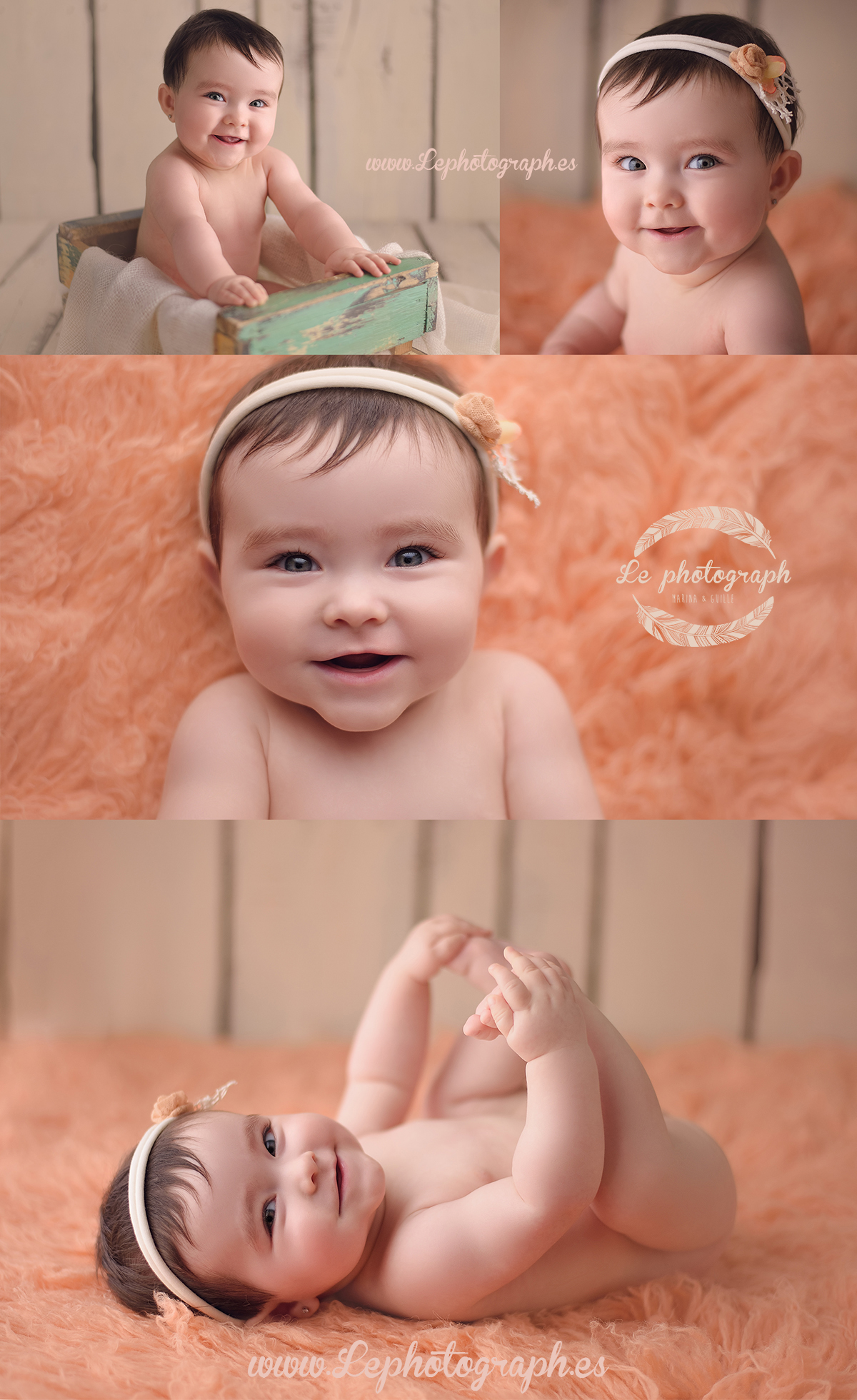 sesiones de fotos de bebes en bilbao - Sesiones de bebes coloridas en Euskadi