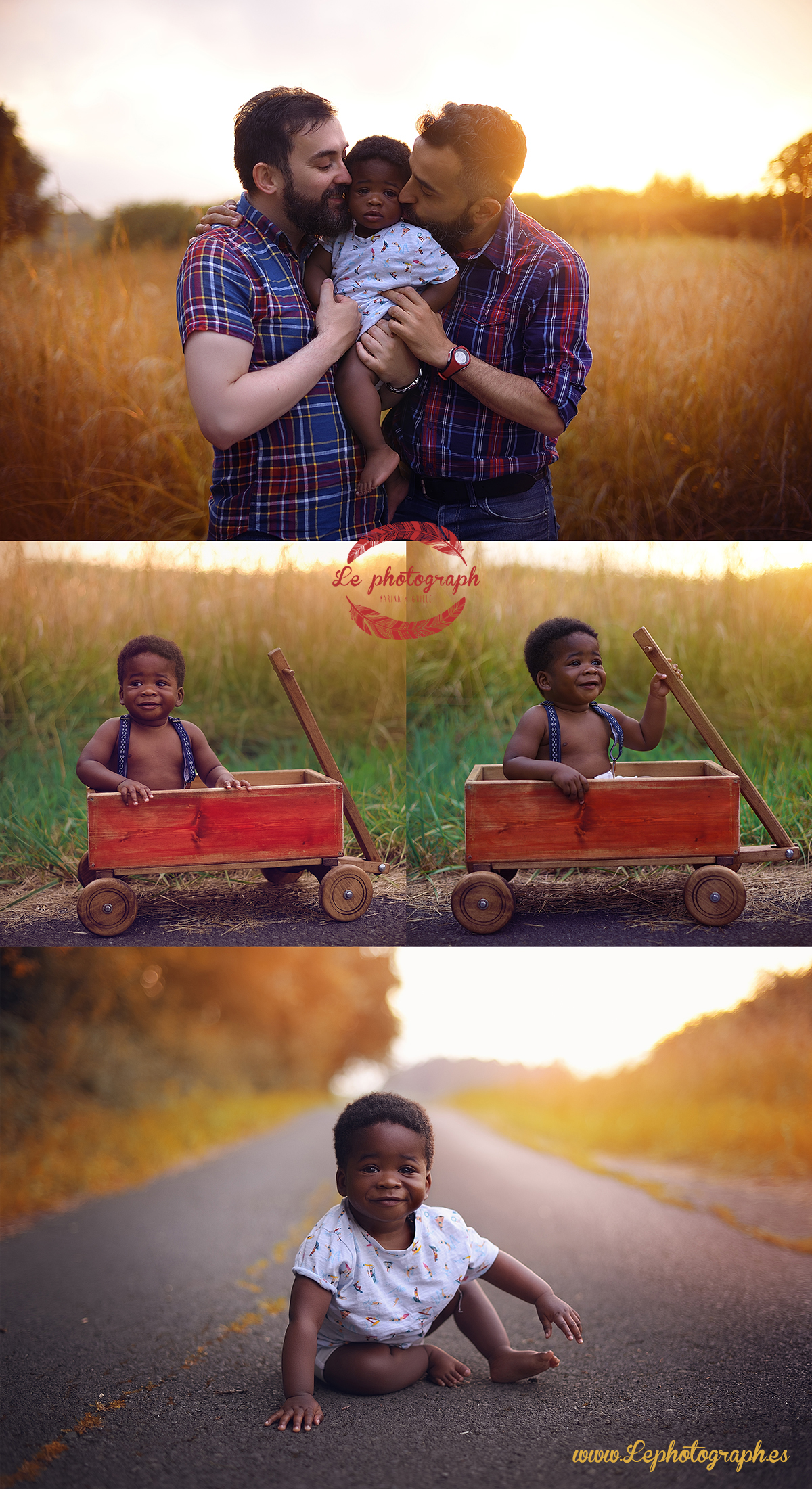 fotos de familia en bilbao - Fotografia en Familia en Exteriores: Pablo, 2 a&ntilde;itos - Bilbao