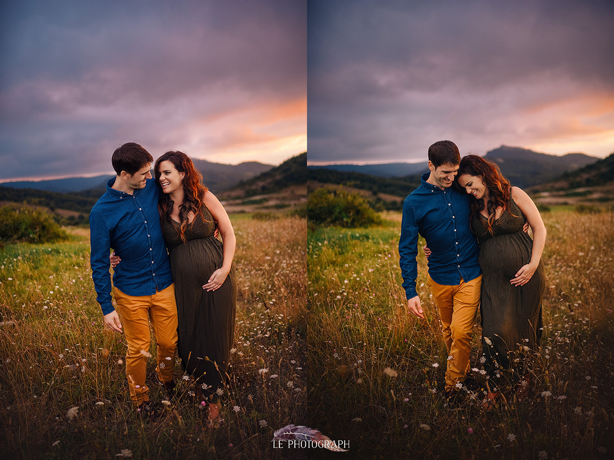 fotografa en bilbao de fotografia lifestyle de embarazo - Silvia y Alvaro: Sesi&oacute;n de fotos de embarazo en la naturaleza