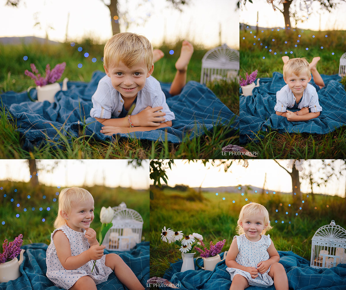 Urko y June: Sesión Creativa en el campo fotografia infantil en bilbao - Urko y June: Sesión Creativa en el campo
