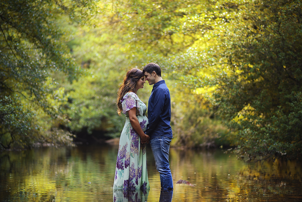 fotografos de embarazo en barakaldo - Silvia y Alvaro: Sesi&oacute;n de fotos de embarazo en la naturaleza