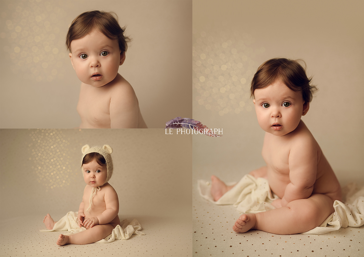 fotografos de bebes en bilbao - Vega, 7 meses: Sesiones de beb&eacute; en estudio Bilbao