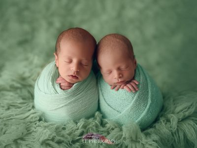 Markel y Xabi: Fotos de gemelos recién nacidos en Bilbao