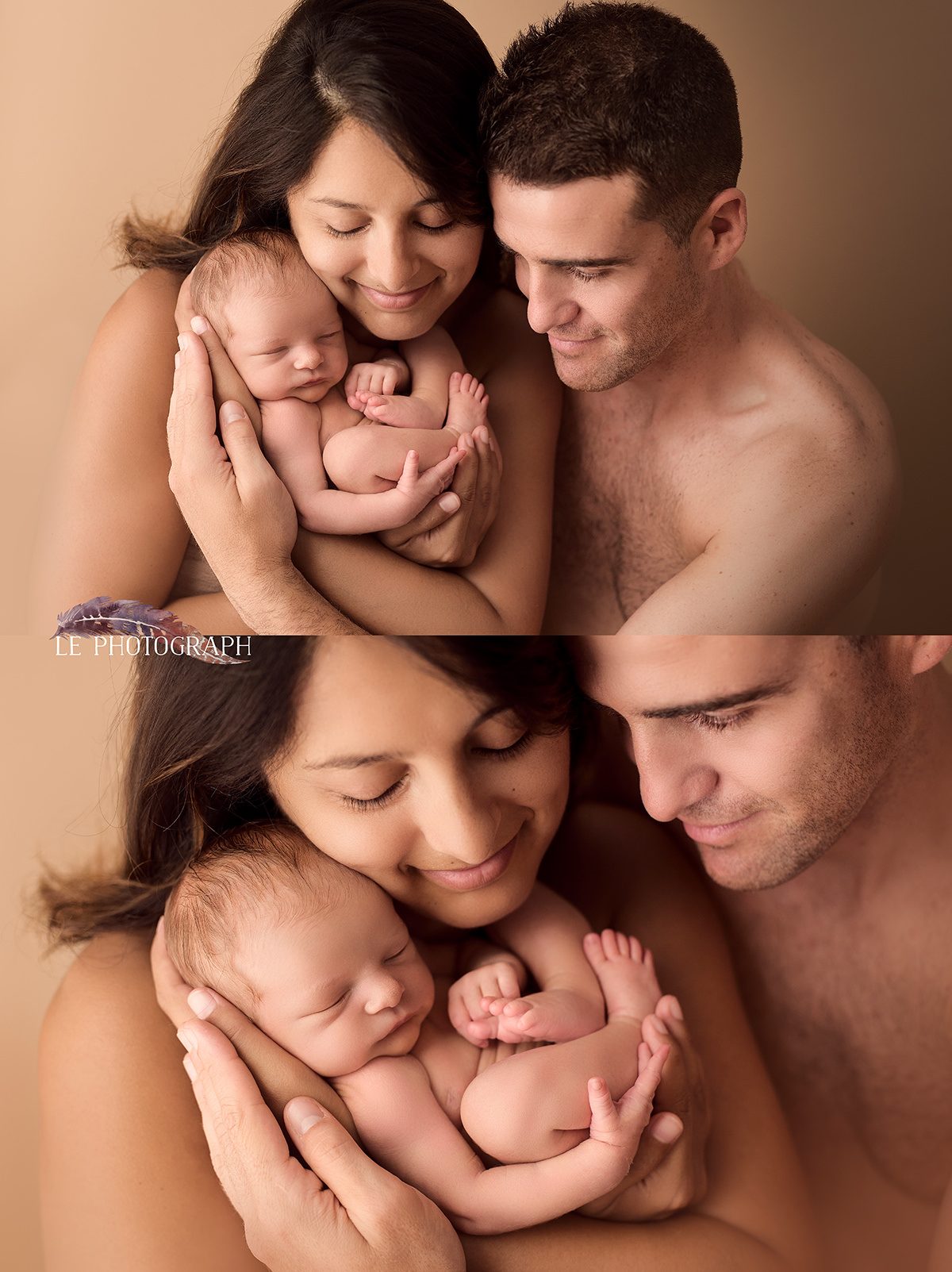 fotografos newborn le photograph 1200x1603 - La sesi&oacute;n newborn de Kayla: Entre tablas de surf y flores rosas