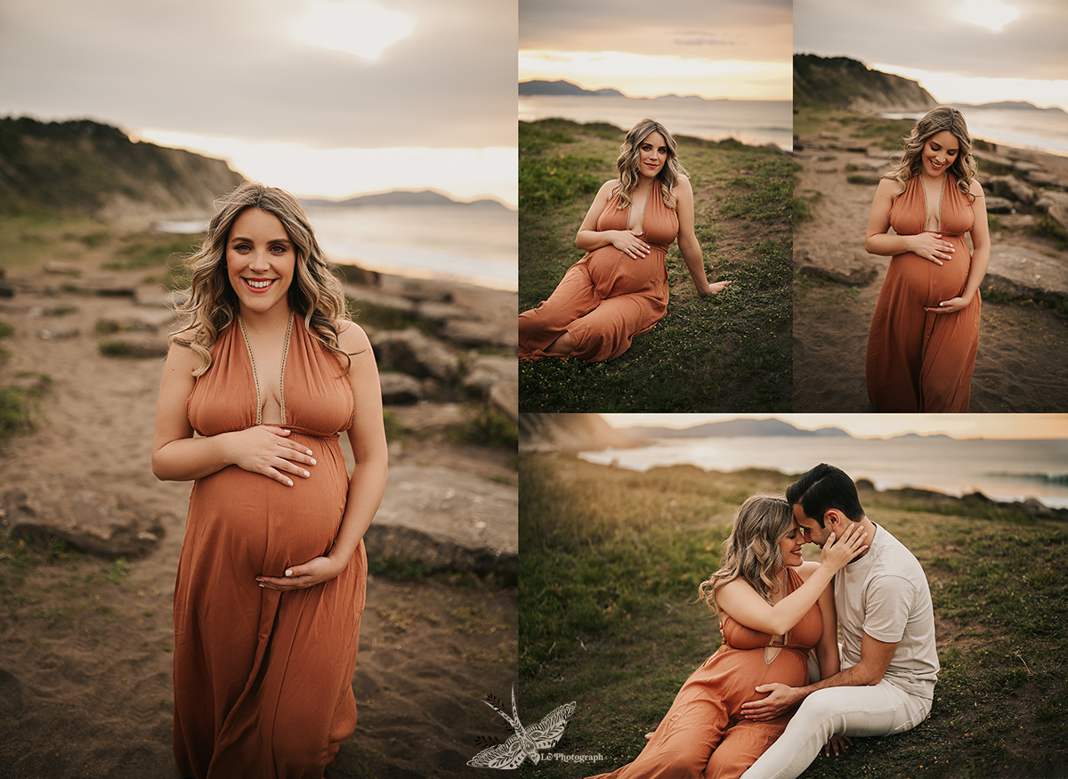 Sesion de maternidad en Bilbao - Fot&oacute;grafos de Embarazo en Bilbao - Sesi&oacute;n premam&aacute; en la playa