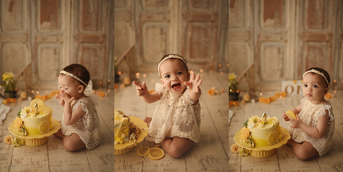 sesion smash cake getxo - Sesi&oacute;n Cumplo un A&ntilde;ito de India - Fotograf&iacute;a de beb&eacute;s en Bizkaia