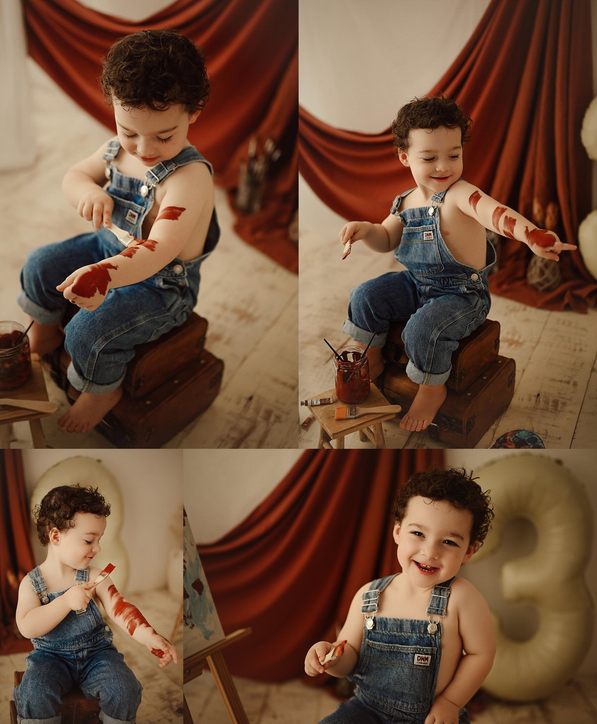 Sesiones de fotos de cumpleaños para niños de 3 y 4 años en Bilbao: ¡Una forma distinta de celebrar su cumple! 🎂✨ sesion de fotos pintura y tarta bilbao cumple peques - Sesiones de fotos de cumpleaños para niños de 3 y 4 años en Bilbao: ¡Una forma distinta de celebrar su cumple! 🎂✨