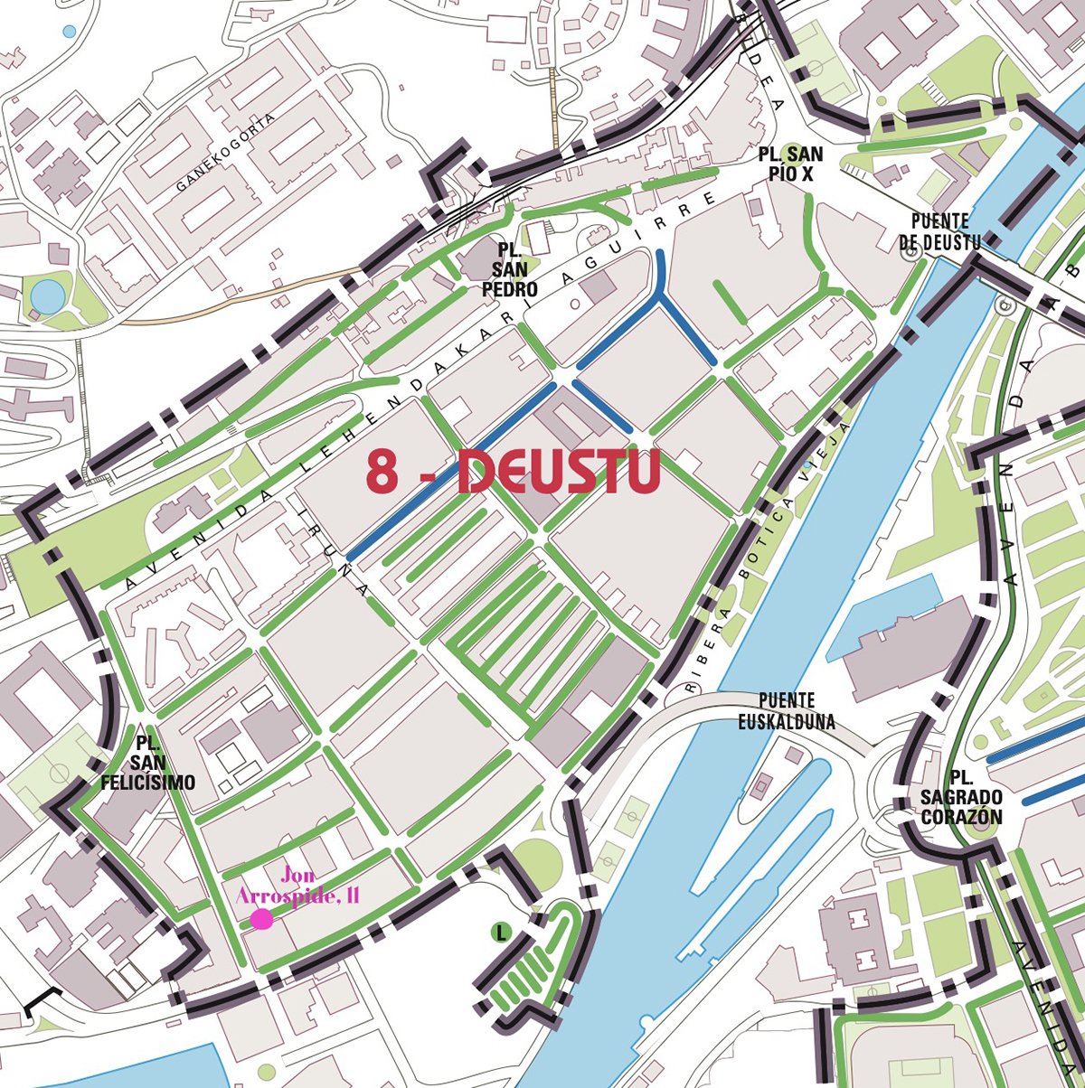 Mapa Aparcamiento Deusto Jon Arrospide - Consejos para tu Sesi&oacute;n Newborn Natural