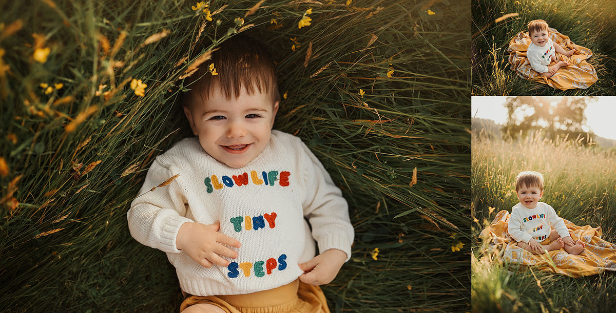 Sesión de fotos de familia en el campo en Bilbao – Un bebé, una guitarra y mucho amor bebe sonriente sesion de familia en bilbao - Sesión de fotos de familia en el campo en Bilbao – Un bebé, una guitarra y mucho amor