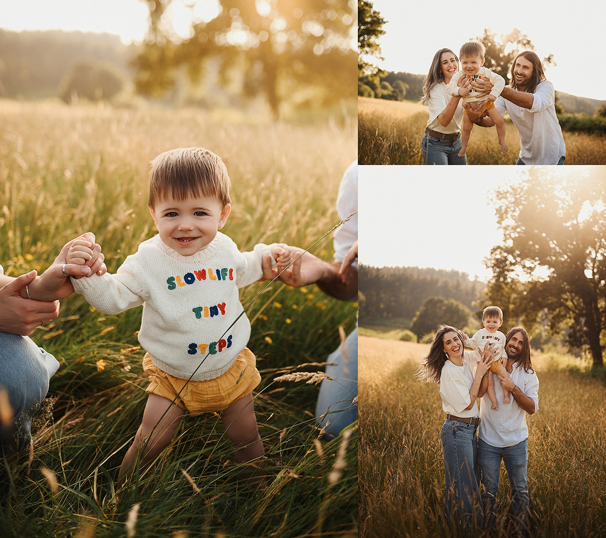 Sesión de fotos de familia en el campo en Bilbao – Un bebé, una guitarra y mucho amor sesion fotos familia bilbao campo atardecer - Sesión de fotos de familia en el campo en Bilbao – Un bebé, una guitarra y mucho amor