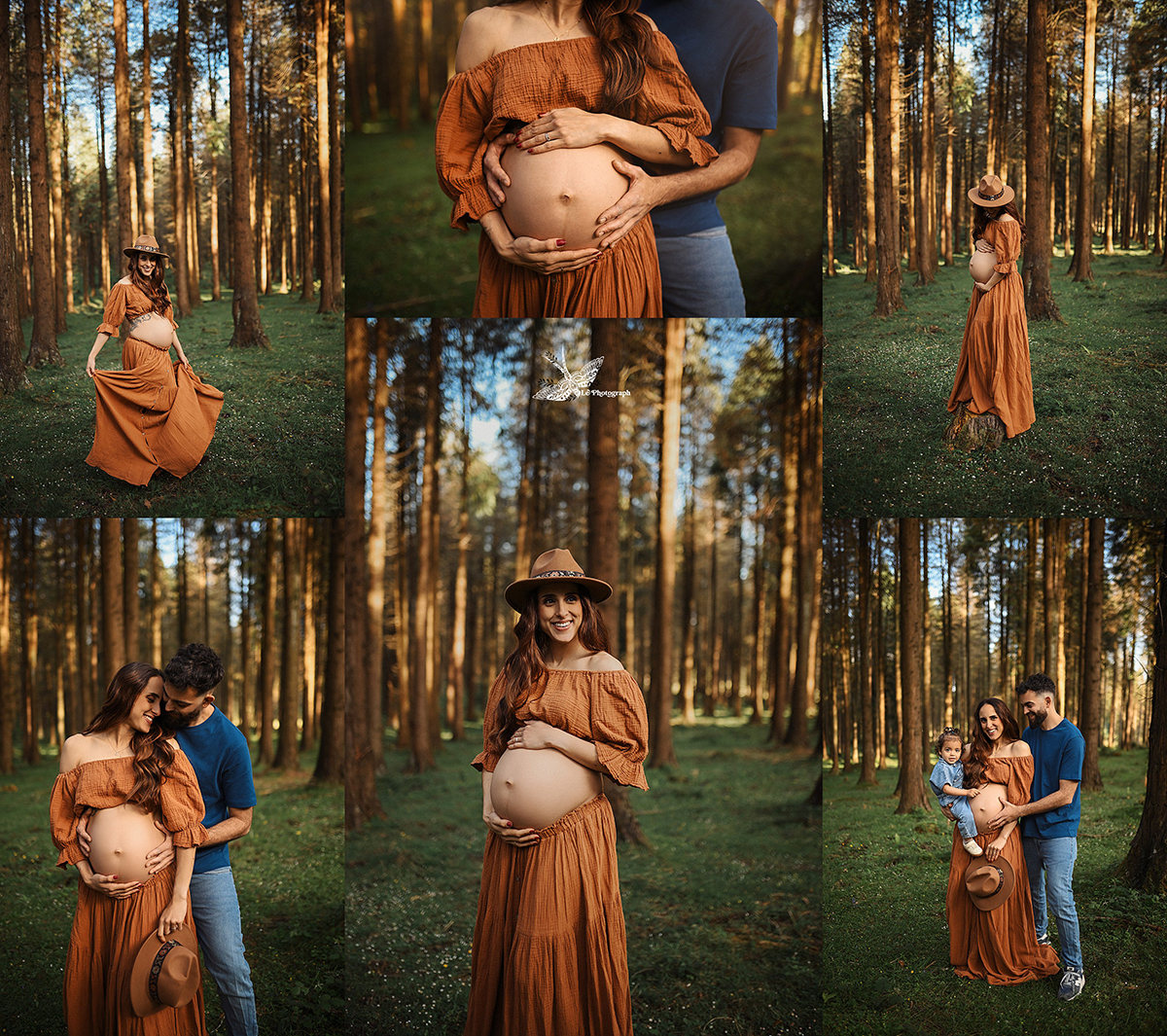 fotografia de embarazo natural en bilbao y bizkaia - Pack Embarazo en la Naturaleza y Newborn Natural en Estudio &ndash; Fot&oacute;grafos en Bilbao