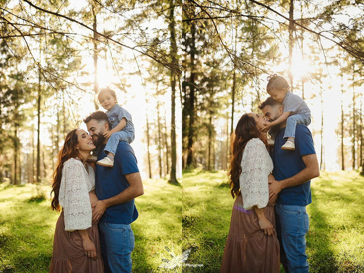 sesion de embarazo en bosque al atardecer bilbao - Pack Embarazo en la Naturaleza y Newborn Natural en Estudio &ndash; Fot&oacute;grafos en Bilbao