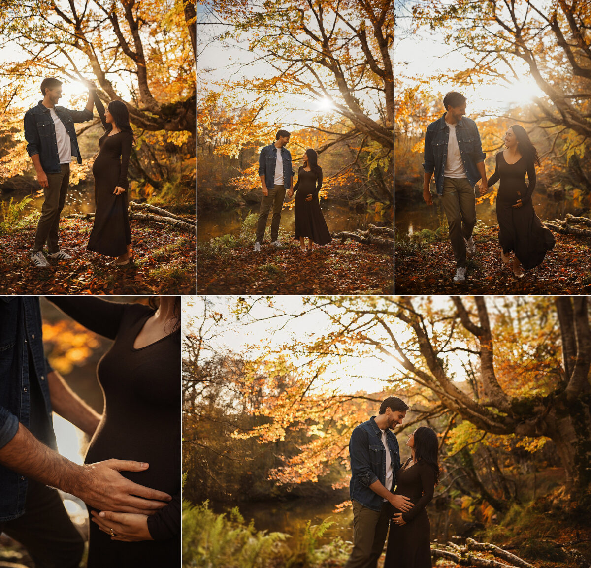 maternidad natural sesion otonal en el bosque berango 1200x1154 - Maternidad en Oto&ntilde;o: La sesi&oacute;n de embarazo de Patrizia & Denis