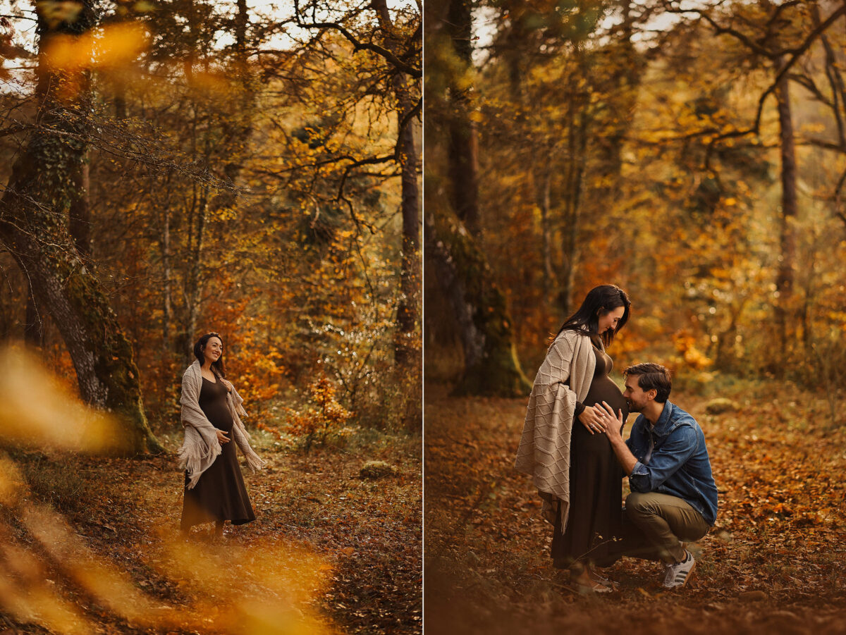 pareja embarazada sesion de fotos en la naturaleza getxo 1200x901 - Maternidad en Oto&ntilde;o: La sesi&oacute;n de embarazo de Patrizia & Denis
