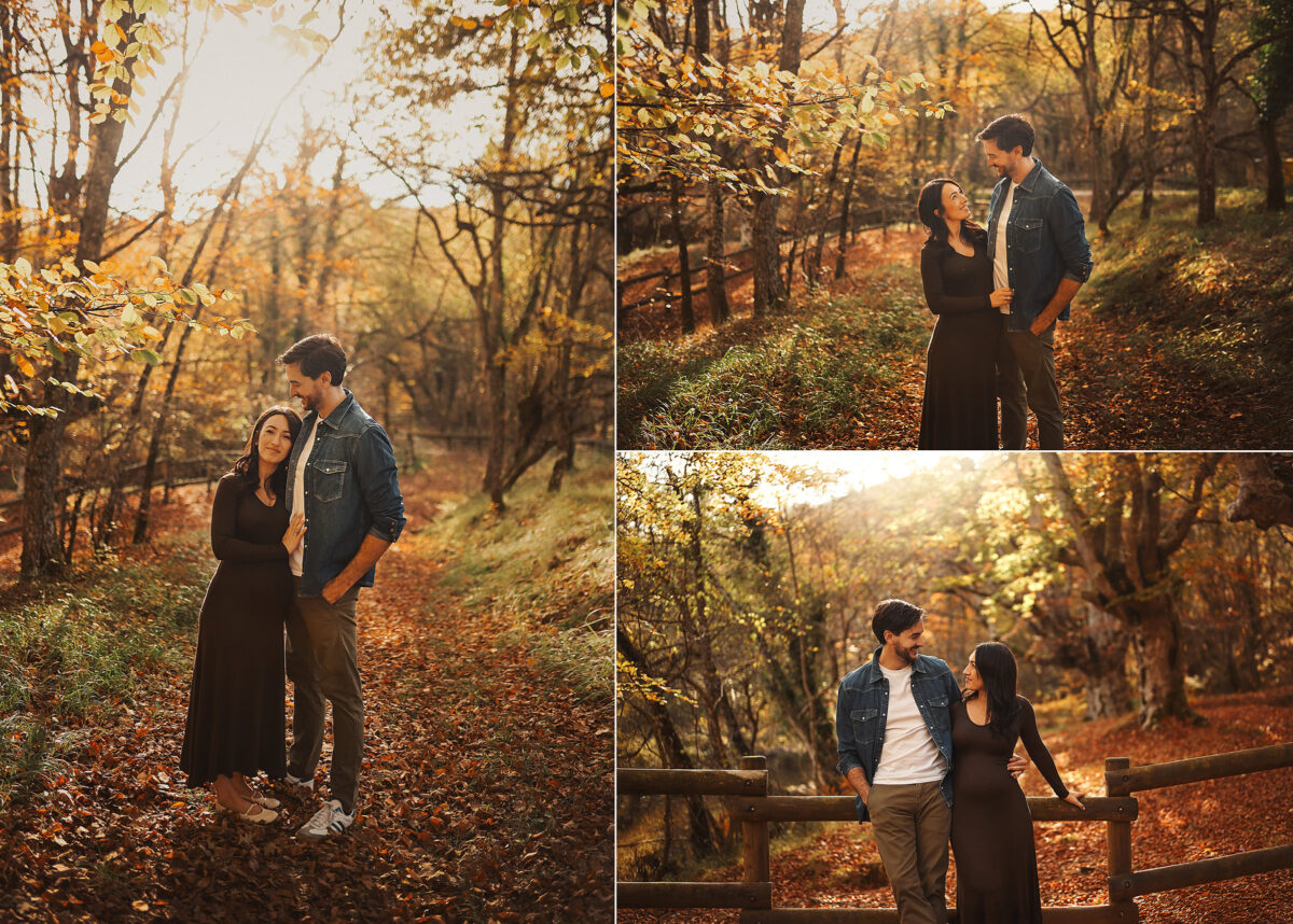 sesion embarazo otono naturaleza bosque bilbao 1200x858 - Maternidad en Oto&ntilde;o: La sesi&oacute;n de embarazo de Patrizia & Denis