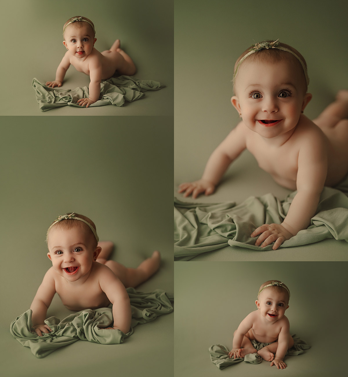 sesion de fotos bebes bilbao estudio fondos de colores sitter - Sesiones de beb&eacute;s en Bilbao: Los 8 meses de C