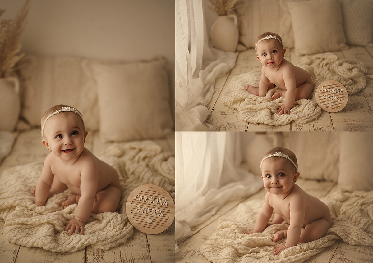 sesion sitter estilo rustico fotografos bebes bizkaia - Sesiones de beb&eacute;s en Bilbao: Los 8 meses de C